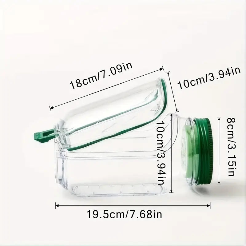 Contenedor ensaladas a prueba de fugas