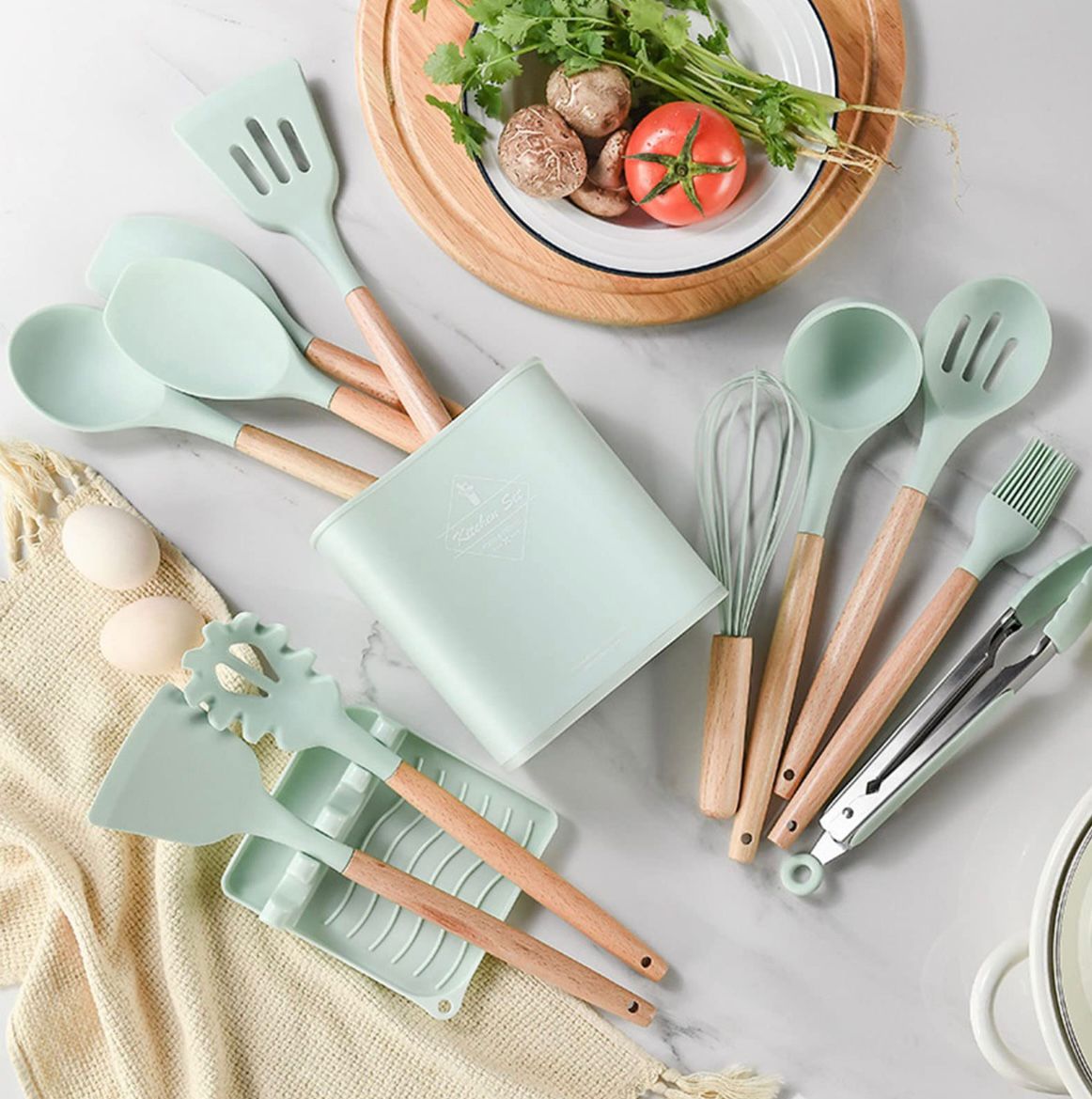 Juego de Utensilios de cocina Silicona 12 Pcs