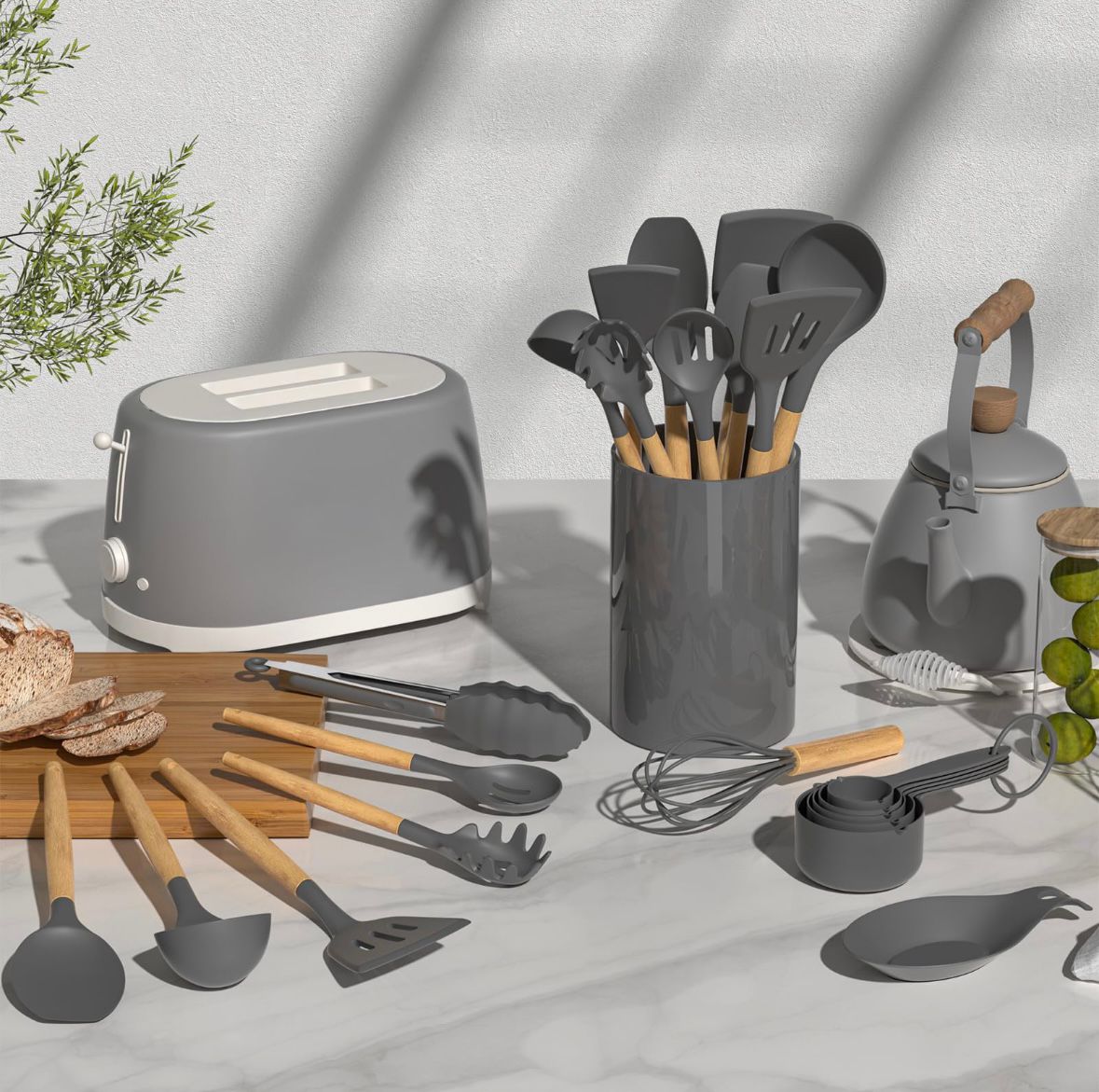 Juego de Utensilios de cocina Silicona 12 Pcs