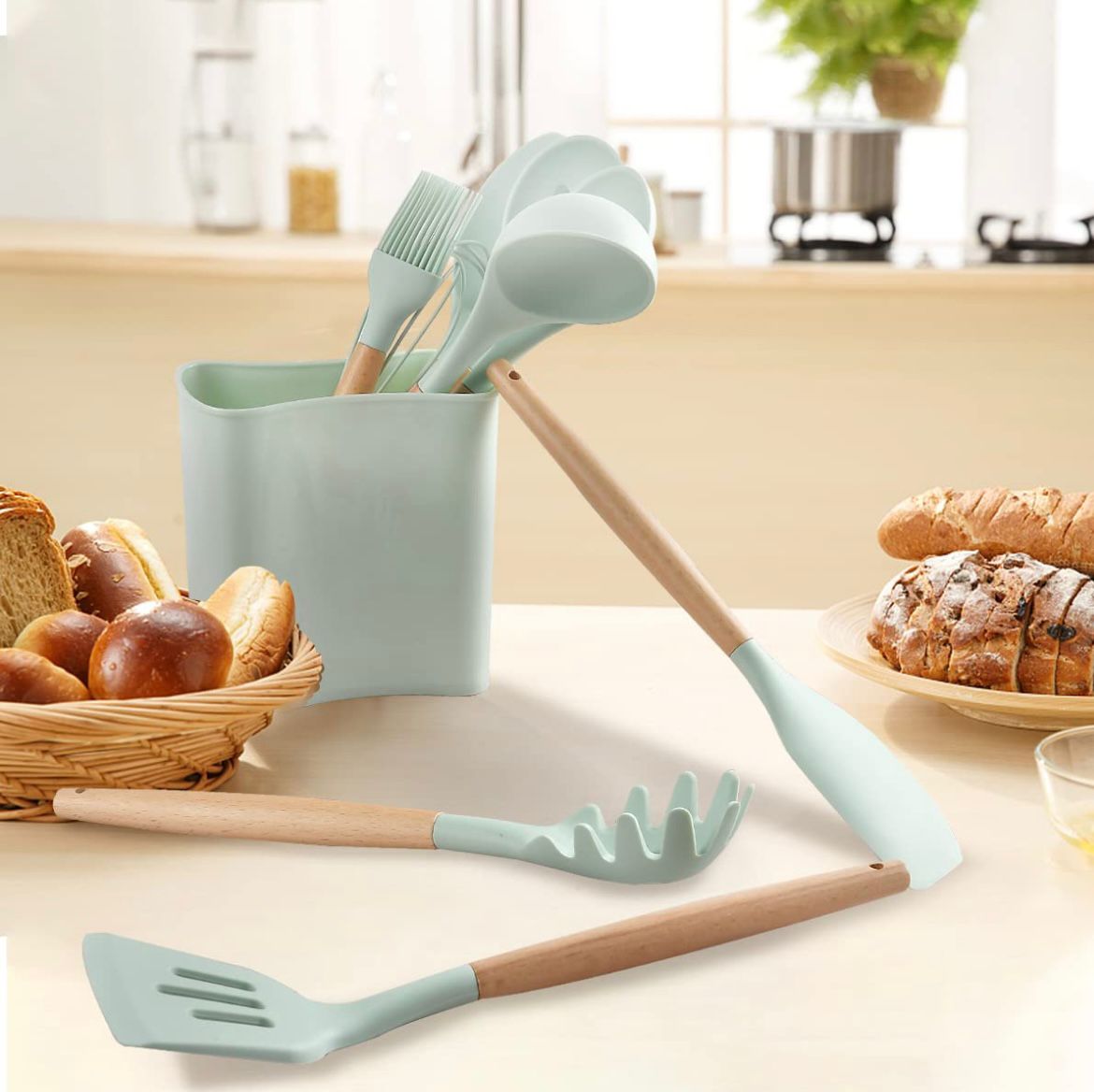 Juego de Utensilios de cocina Silicona 12 Pcs