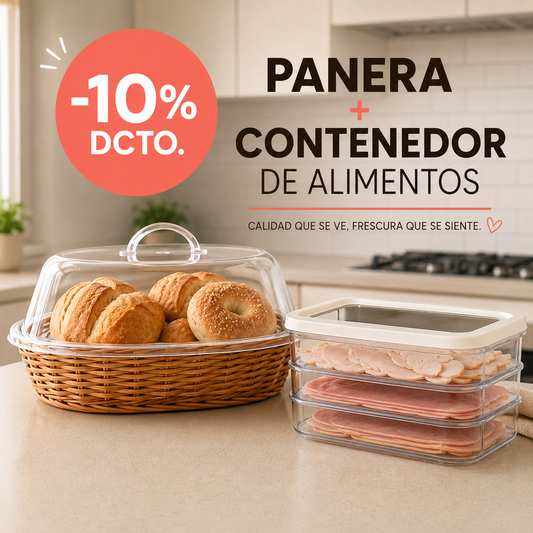 Pack Panera polyratan + Contenedor de Alimentos