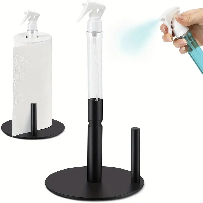 Soporte de Toalla de papel con botella de spray