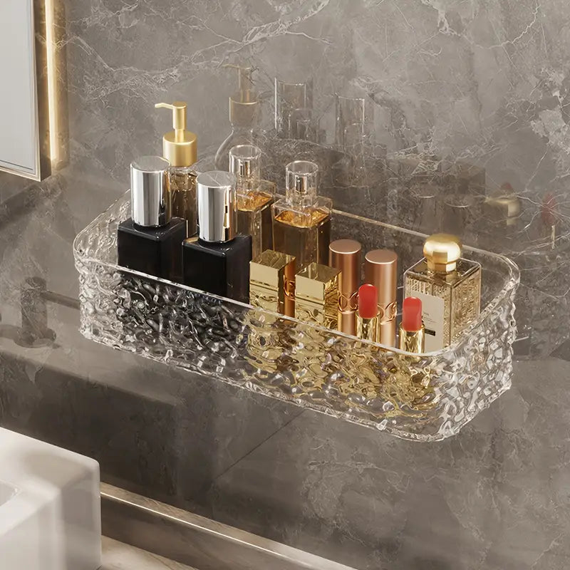 Organizador de baño acrilico Transparente con diseño