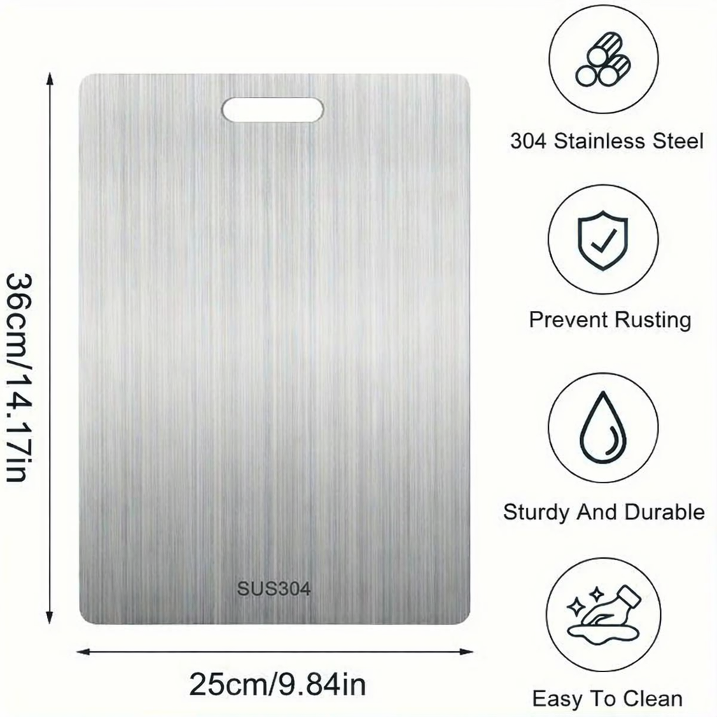 Tabla de Cortar de acero inoxidable para picar